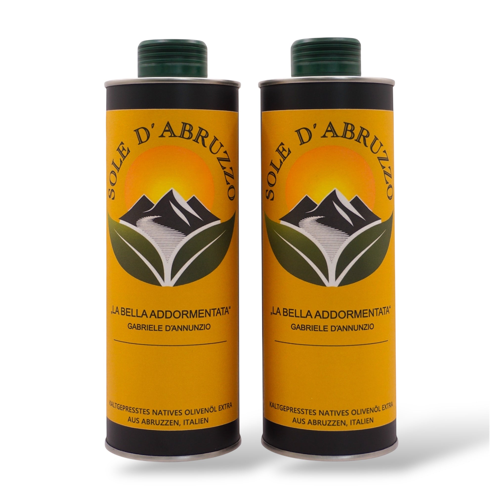 Extra Natives Olivenöl aus Italien – 2×500 ml Doppelpack – Kaltgepresst