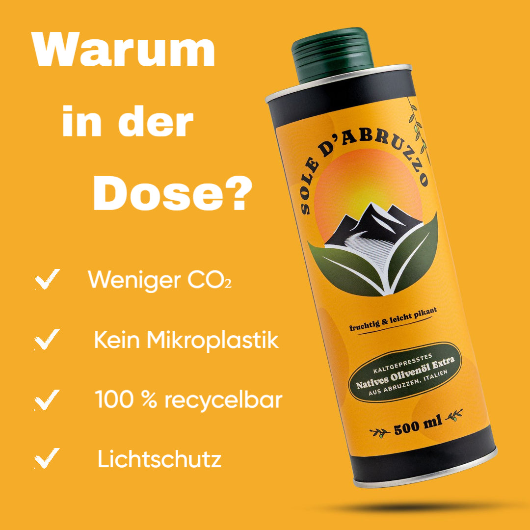 SOLE D’ABRUZZO – Premium Olivenöl aus Italien  · Neue Ernte 2026/27 · 500ml