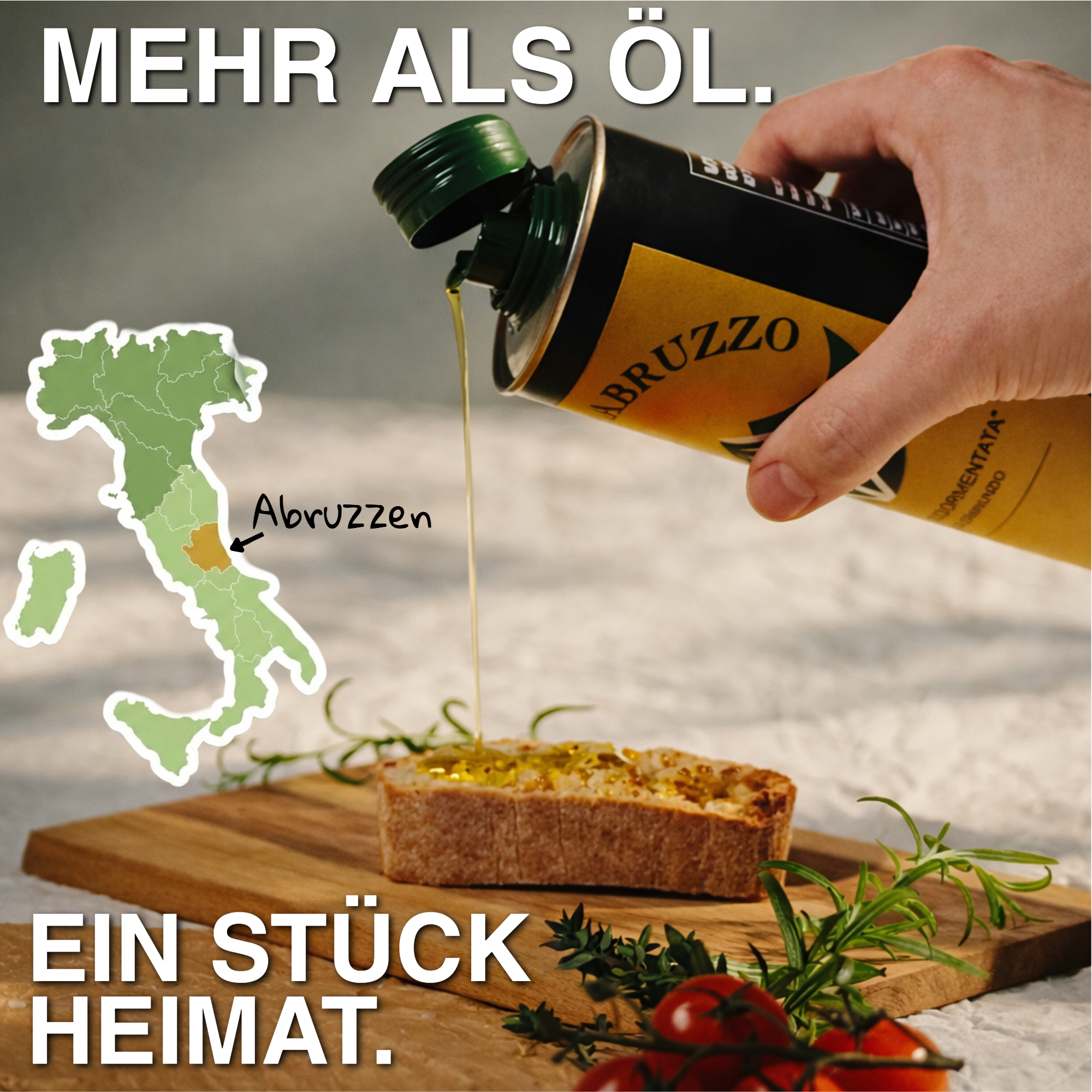 Extra Natives Olivenöl aus den Abruzzen – 250 ml – kaltgepresst